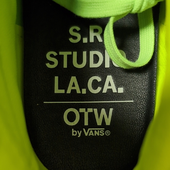 Vans OTW S.R. Studio Neon Green High-Top Sneakers - Picture 5 of 10